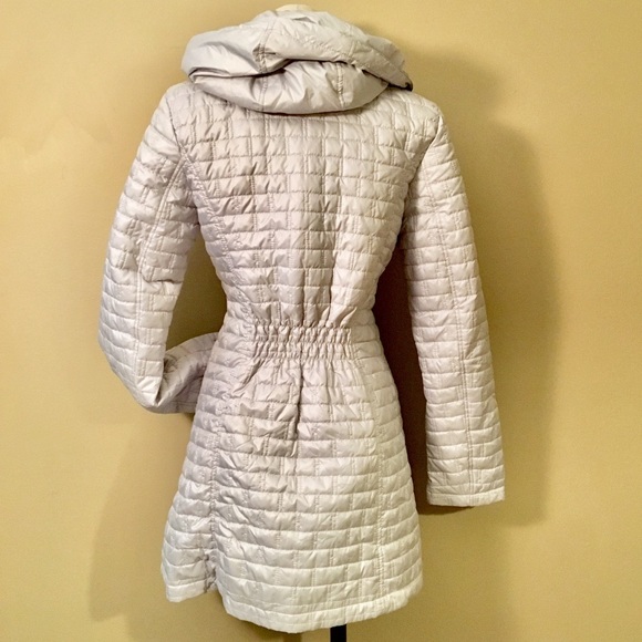Laundry by Shelli Segal Matte Grey Packable Coat - Picture 5 of 8
